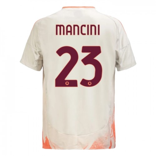 Dresovi AS Roma Mancini 23 Gostujući 2024-25 - Kratki Rukavima Dresovi AS Roma Mancini 23 Gostujući 2024-25 - Kratki Rukavima